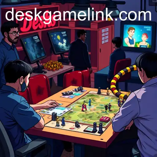 Player Communities in DeskGame: A Vibrant Social Framework